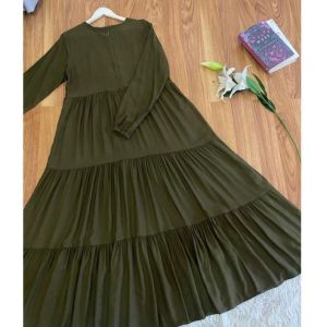 HANUM MAXI DRESS PAKAIAN WANITA MODEL GAMIS SYARI ADEM LEMBUT JATUH TEBAL TIDAK MENERAWANG MAT SHAKILA CHARLA STRETCH SIZE S M L XL XXL UKURAN NORMAL REGULER BESAR GEDE JUMBO OVERSIZE LD 92 98 104 110 120 CM NYAMAN DI PAKAI JAHITAN RAPIH BERKUALITAS