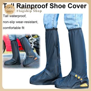 Waterproof Shoe Covers for Hiking and Outdoor Activities Durable Rain Boots Over Shoes for Camping and Trekking in Wet Conditions