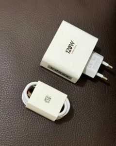 Adaptor Cepat Infinix NOTE 12 Hyper Charge 120W dengan Kabel USB Type-C - Warna Putih