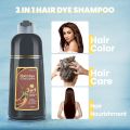 Black Hair Dye Shampoo 3 in 1 for Gray Hair, Hair Color Shampoo for Women and Men, Instant Shampoo Hair dye-100% Grey Hair Coverage (16.9 Fl oz). 