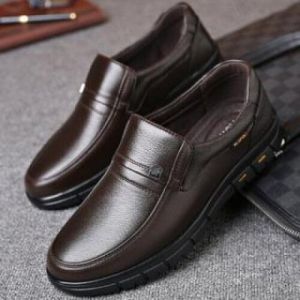 Sunrichh Referred to as comfortable first-layer cowhide soft-soled casual mens shoes