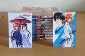 หนังสือการ์ตูน Rurouni Kenshin ซามูไรพเนจร ภาคฮอกไกโด เล่ม 1-9 [แถมโปสาร์ด เล่ม 8+9] ผลงานของ Nobuhiro Watsuki (ของใหม่)