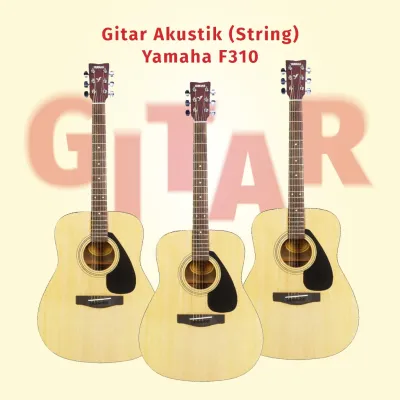 Gitar Akustik YAMAHA F310 BONUS AKSESORIS Senar Strings Guitar F-310