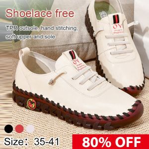 Lonice Store Comfortable wide-footed moccasin flats for summer