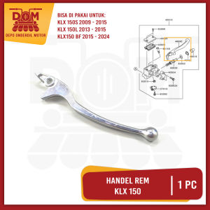 Handel Rem KLX 150 Kanan Silver (PSP) Handle Hendel Brake Tuas Tarikan Rem Depan Kanan Kawasaki Tril