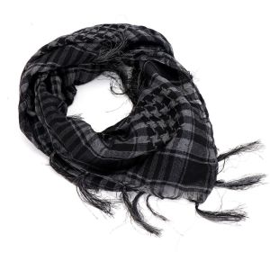 NEXASHOP 1Pcs Palestine Bandana Muslim Shemagh Scarf Square Neck Wrap 95x95cm Polyester Plaid Shawl  Islamic Traditional Costumes Arabic Turban Hijab Adults