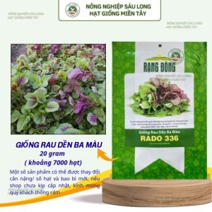 Hạt giống Rau Dền Ba Màu Rado 336 (20g~7000 hạt) nảy mầm tốt sinh trưởng khỏe trồng quanh năm