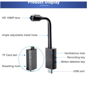 Mini Camera V380 PRO U21 Wifi HD Smart Mini USB IP Camera CCTV Security Cam Baby Monitor