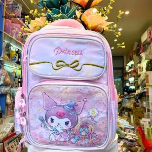 Balo KURUMI Chống Gù Màu Sắc Cầu Vòng Chống Nước Dành Cho Học Sinh Tiểu Học Siêu Dễ Thương