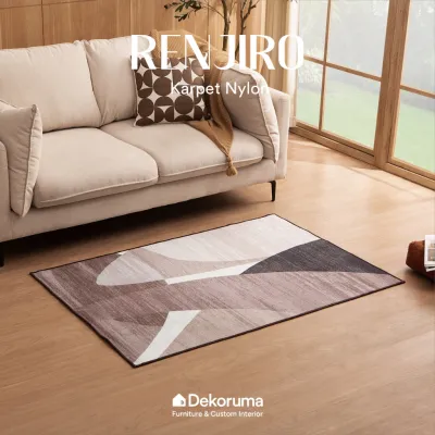 Dekoruma RENJIRO Karpet Nylon / Karpet Lantai Rumah / Karpet Nilon Lantai