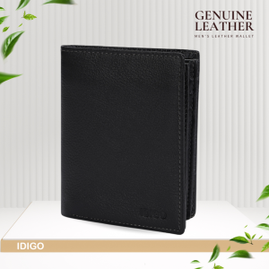 Ví nam da thật phom chữ nhật đứng lịch lãm tiện lợi IDIGO MW1 - 6033