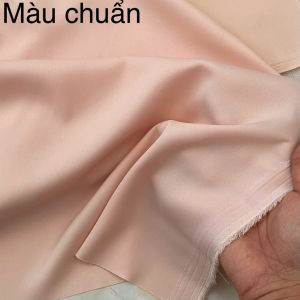 Vải Lụa Chéo Hồng Da - Chất Mềm Rũ Không Giãn Khổ 1m5 - May Áo Kiểu Đầm Váy Quần Ống Rộng