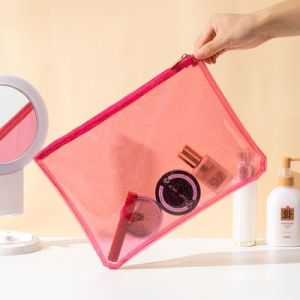 PVC A5 Flat Travel Pouch Organizer