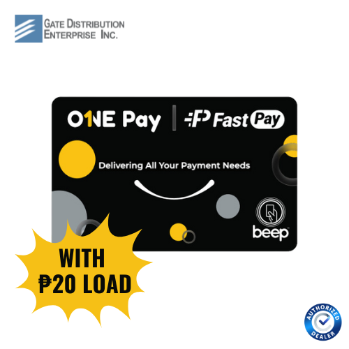 Beep Card For LRT-1, LRT-2, MRT-3, P2P Buses, And Modernized Jeepneys - With P20 Load
