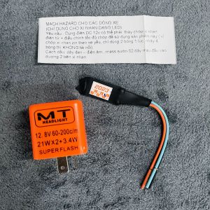 COMBO MẠCH HAZARD Xi Nhan Cho Nhiều Dòng Xe Máy + CỤC CHỚP NHANH Điện Tử Chỉnh Nhanh Chậm