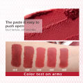 Ashley Shine Soft  Fog Lip Mud Long-lasting Waterproof Sweat 5 Colors Non-sticky Liquid Lipstick Lip Gloss AS2136. 
