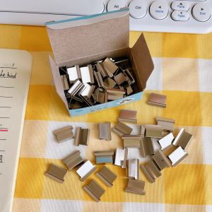 【SG stock】Cute Portable Staple-free Stapler Set Handheld Paper Fast Clam Clip Dispenser Stapler Office Bookbinding Supplies Machine