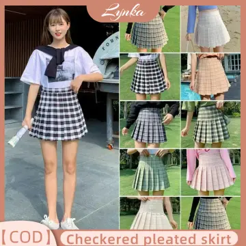 Plaid skirt lazada best sale