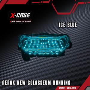 X-Case Lampu Stop Coloseum Aerox New Nvx 2020 2024 Running 7 8 Mode Manual 3 in 1 Sein Kuning WD 209