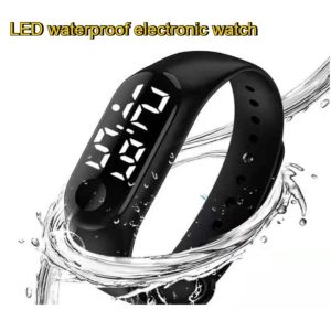 LED waterproof electronic watch Transparent Luminous Touch Sports Wristwatch For Men Women Kids Adopts sensitive touch screen and luminous dial design clear digital display. Fine transparent shell lightweight as sports bracelet fit for kids men and da