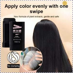 Temporary Hair Color Pen Stick Cover Gray Hair Black Soft Hairdressing Disposable Hair Color Stick