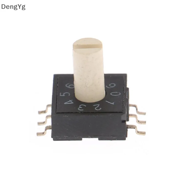 NCVHRT RM3HAF-10 Rotary Dial Switch 10 0-9 Coding Switch Patch 3:3 With ...