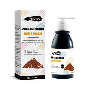 Whitening Volcanic Mud Shower Gel Moisturizing Hydrating Body Wash For Sensitive & Dry Skin Deep Clean Exfoliating