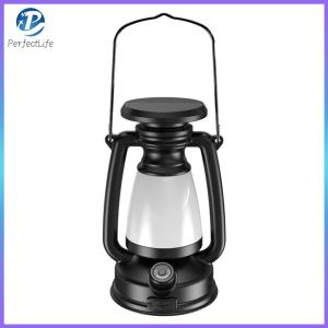 [จัดส่งในพื้นที่] วินเทจไฟ LED ตั้งแคมป์ 800mAh / 1200mAh Type-C USB ชาร์จพลังงานแสงอาทิตย์กันน้ำ [1-3 วันมาถึง]