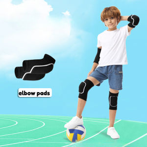 Mishilei 3-18 Years Olds Children Elbow and Knee Pad Sports Anti Slip Sponge Pads Knee Protector for Kids