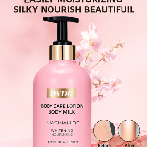 Sakura Nourishing Body Lotion Full Body Care Body Lotion Whitens Brightens Gentle Moisturizes Improves Uneven Skin Tone