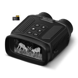 BekinTek Night Vision Binoculars 5000mAh Rechargeable Telescope NVG  Goggles Full Dark Observing Scope   Adjustment 8x Digital Zoom 2.5K Video Playback 40M Photo 3 Inches Large HD Screen with 32G TF Card for Camping Hiking Surveillance