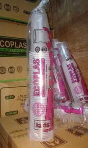 Cup gelas 22oz Oval 8GRAM Oval /Gelas cup plastic TEBAL PREMIUM PP ECOPLAST PUSPAN/harga 1 Roll