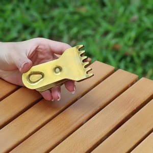 Metal Badminton Stringing Clamp Badminton Racket Flying Gripper Tool with 6 Prong Easy to Use Badminton Stringing Tool