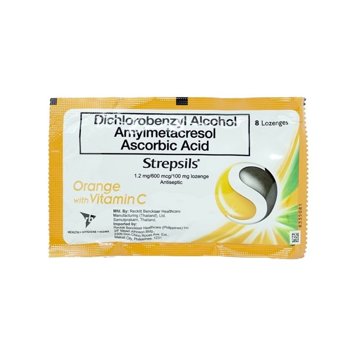 Strepsils Orange with Vitamin C Lozenges - Pack of 8s | Lazada PH