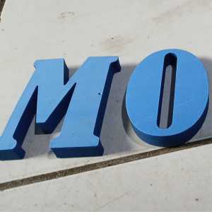 Huruf Timbul Bahan Busa Ati Tinggi 20cm