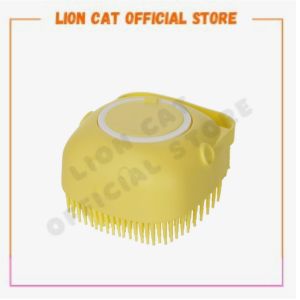 Silicone Bath Brush Massage Shower Comb Pet Shampoo Grooming Scrubber Cat Dog Berus Sikat Mandi Kucing