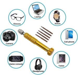 Vibox Obeng Reparasi Hp Set 5 in 1 SY-338 / Servis / Screwdriver Jam Tangan Ponsel Magnet Obeng Pegasi Original