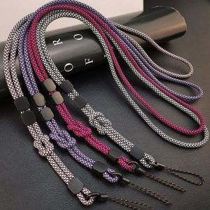CAMPHORSTORE61RE8 Camouflage Mobile Phone Lanyard Long Hand-woven Neck Hanging Chain Adjustable Dual-use Lanyard