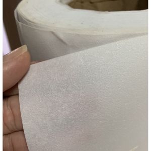 White Frosted Static film. No residue after removal -easy install- redo if install wrongly