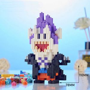 【DUZ】 Luffy Toys Cute Block Mini Anime Character Building Block Childrens Education Game