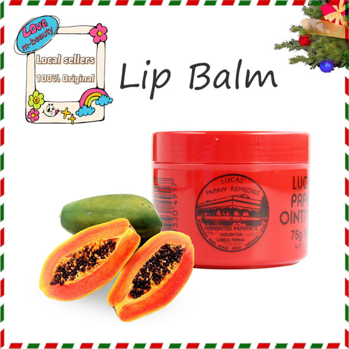 75g AU Lucas Papaw Ointment Rash Cream Lip Balm Wound Care Papaya Skin ...