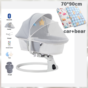 Baby rocking chair newborn rocking bed soothing chair baby lullaby electric crib