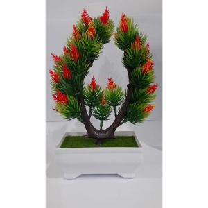 DRPT36 Pot Tanaman Hias Bunga Hias Plastik Ornamen Pot Bonsai Artificial Flower Decoration