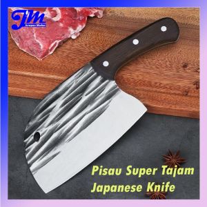 Pisau Koki Super Tajam JAPANESE SUPER KNIFE Stainless Steel Pisau Daging Super Tajam Pisau Pemotong Daging
