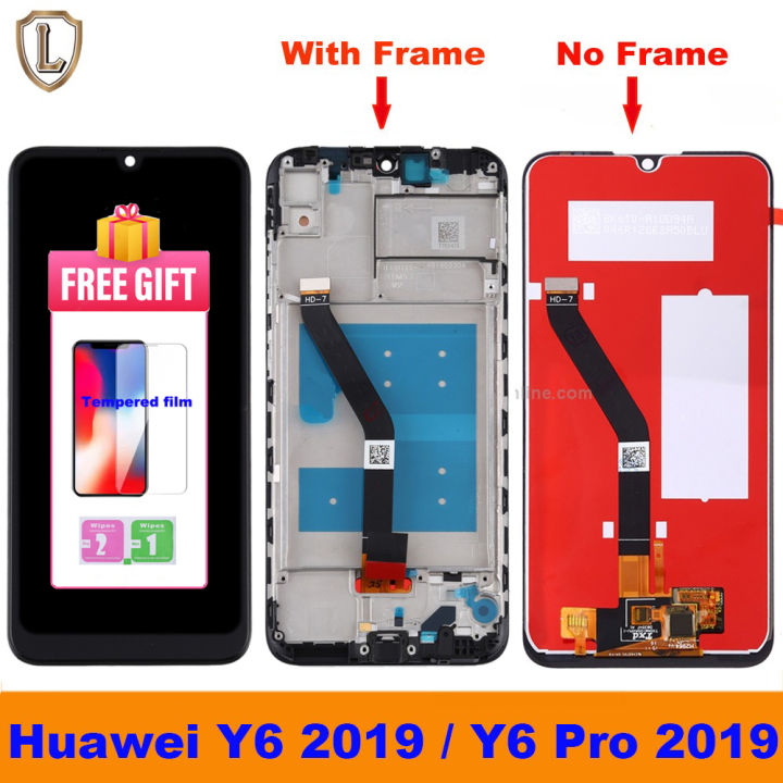 For Huawei Y6 2019/ Y6 Pro 2019/ Y6 Prime 2019 mrd lx2 LCD Screen and Digitizer Assembly + Frame Replacement for Huawei Y6 (2019)/Y6 Prime (2019)/Y6 Pro (2019) MRD-LX1F, MRD-LX1, MRD-LX3, MRD-LX1N+Tools