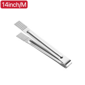 Barbecue tongs stainless steel long handle tongs for cooking non stick clip for cooking stainless steel steak clamp siomai tongs for serving tongs buffet spaghetti tongs thongs for kitchen food tong kitchen accessories party food serving tray set