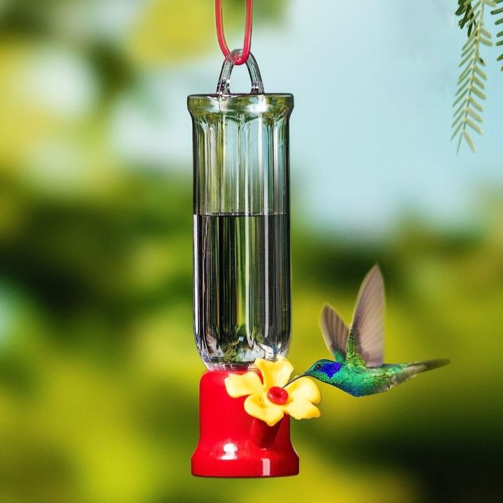 HJMG Plastic Hummingbird Feeders Transparent Removable Hanging Bird ...