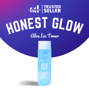 HONEST GLOW Aloe Ice Toner 60ml – Acne Control Pore Minimizer Dark Spot Remover Cooling Formula
