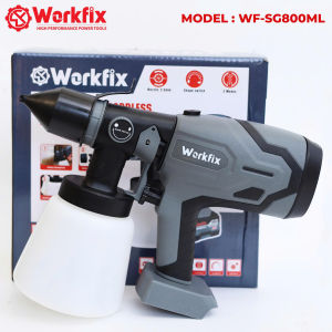 Máy Phun Sơn WORKFIX DÙng Pin 10 Cell Hàng Chuẩn Lõi Đồng - 2 Chế Độ Phun Cực Tiện Lợi