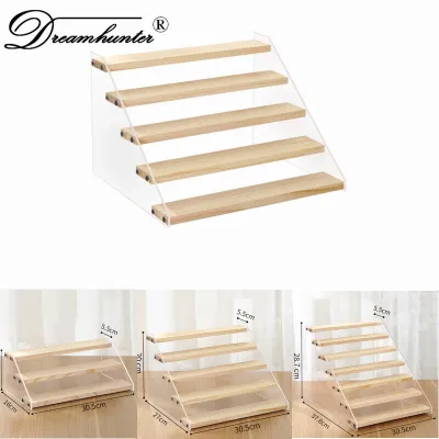 Dream Hunter Giá Đứng Trưng Bày Gỗ Acrylic 2-7 Tầng Kệ Trưng Bày Thang Mô Hình Đồ Chơi Búp Bê Nước Hoa Trang Điểm Đồ Sắp Xếp Nhân Vật Hoạt Hình